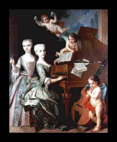 It is speculated that she was Adélaide de Gueidan. This is her in a painting by Nicolas de Largillière called Adelaide de Gueidan and her Younger Sister on Cembalo.